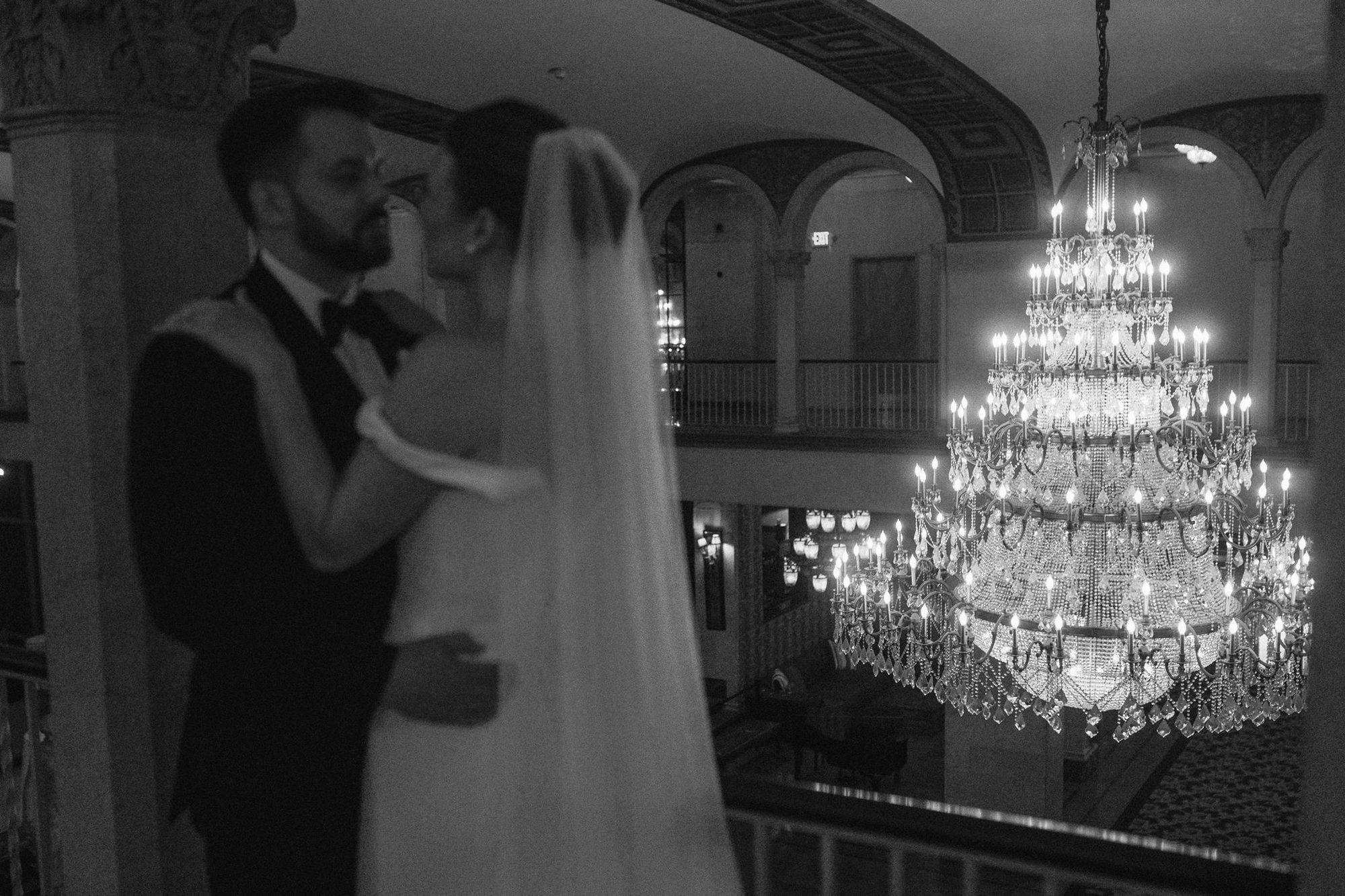 A portrait of the couple in downtown Buffalo.