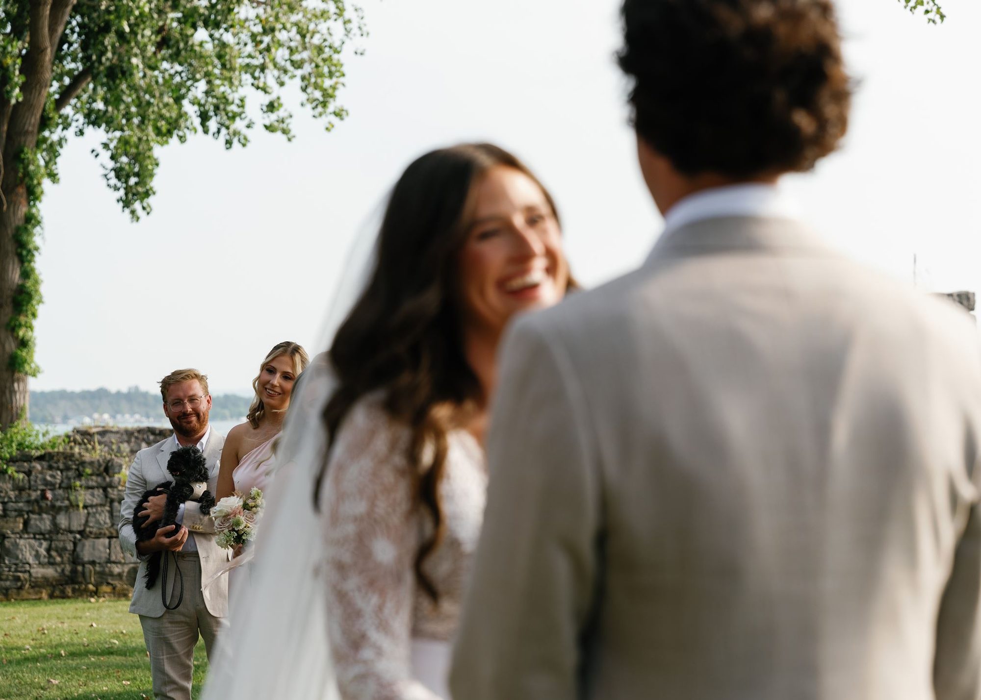 A candid portrait moment between Colleen and Noel.